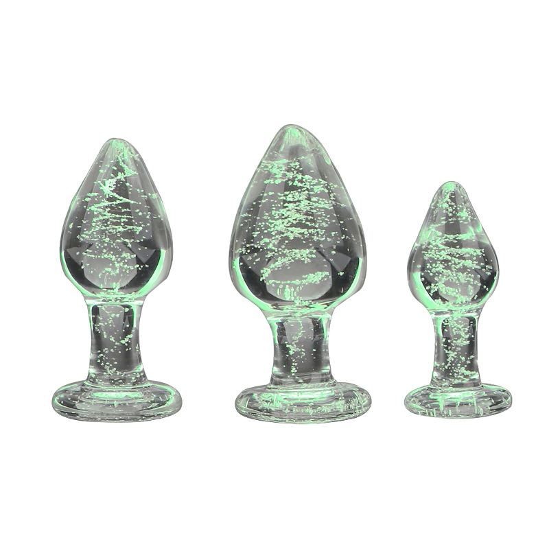 Luminous Glass Anal Plug / Unisex Masturbator For Couple Games / Erotic Sex Toy For Adult - EVE's SECRETS