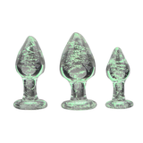 Luminous Glass Anal Plug / Unisex Masturbator For Couple Games / Erotic Sex Toy For Adult - EVE's SECRETS
