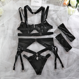 Luxury Erotic Lingerie For Women / 3-PIeces Underwear Set With Panty And Push-Up Bra - EVE's SECRETS