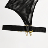 Luxury Hollow Out Exotic Sets With Garters / Sexy Hot Transparent Lingerie / Erotic Female Set - EVE's SECRETS