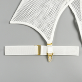 Luxury Hollow Out Exotic Sets With Garters / Sexy Hot Transparent Lingerie / Erotic Female Set - EVE's SECRETS