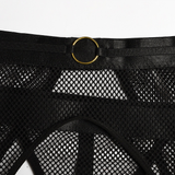 Luxury Hollow Out Exotic Sets With Garters / Sexy Hot Transparent Lingerie / Erotic Female Set - EVE's SECRETS