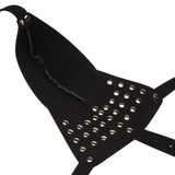 Male Black BDSM Bondage with Rivets / Chastity Pants / PU Leather Sexy Clothing - EVE's SECRETS