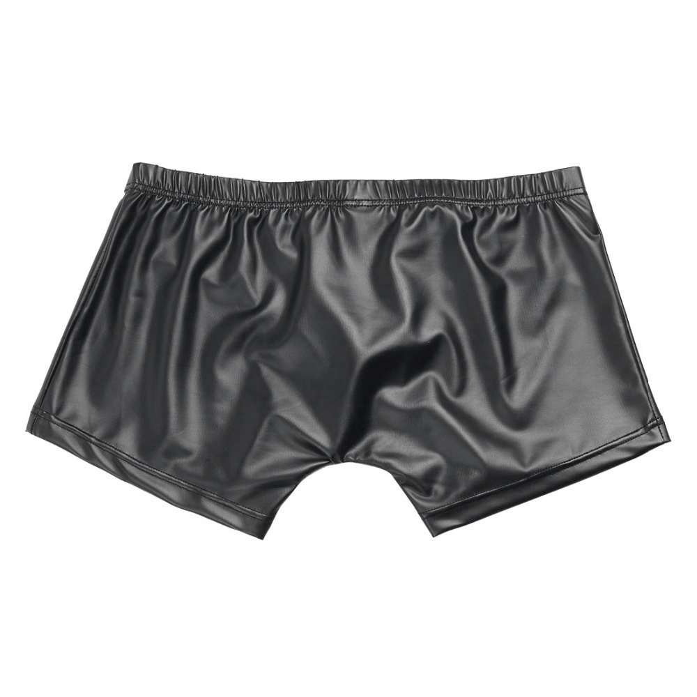 Male Black Boxer Underpants / Fly Pouch Briefs with Buttons / Men's Sexy Underwear - EVE's SECRETS
