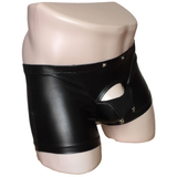 Male Black Boxer Underpants / Fly Pouch Briefs with Buttons / Men's Sexy Underwear - EVE's SECRETS