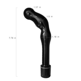 Male Black Prostate Massager / Erotic Waterproof Anal Vibrators / Sex Toys for Men - EVE's SECRETS