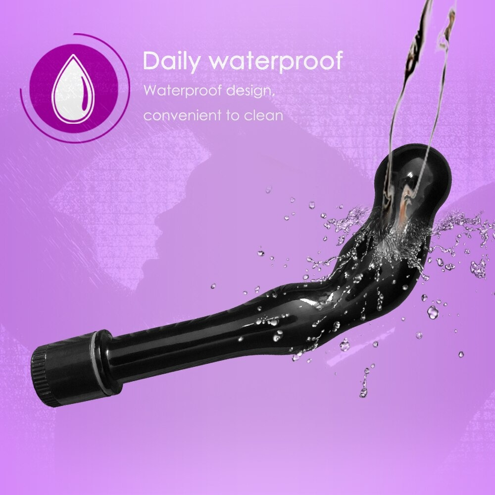 Male Black Prostate Massager / Erotic Waterproof Anal Vibrators / Sex Toys for Men - EVE's SECRETS