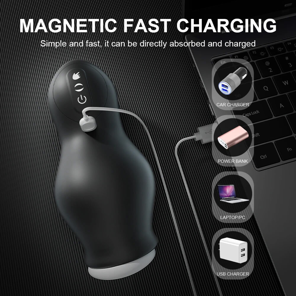 Male Blowjob Sex Toys / Sucking Vibrator for Men / Silicone Masturbation Cup - EVE's SECRETS