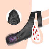 Male Cock Ring Vibrator / Adult Penis Massager / Soft Silicone Sex Toy Ring - EVE's SECRETS