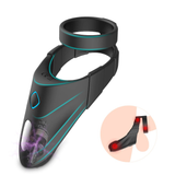 Male Cock Ring Vibrator / Adult Penis Massager / Soft Silicone Sex Toy Ring - EVE's SECRETS