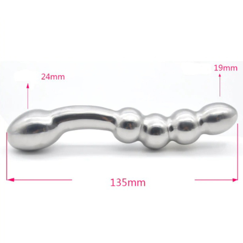 Male & Female Stainless steel Anal Plug / Adult Dildo Masturbator / Metal Anal Beads - EVE's SECRETS