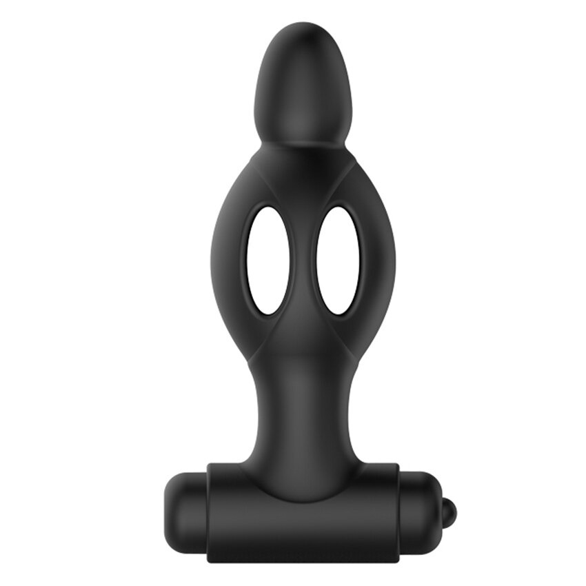 Male Hollow Butt Plug / Adult Prostate Massager / Silicone Anal Vibrator - EVE's SECRETS