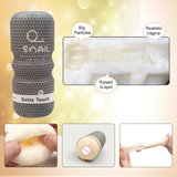 Male Realistic Silicone Masturbation Cups / Vaginal, Anal and Oral Sex Imitation for Men - EVE's SECRETS