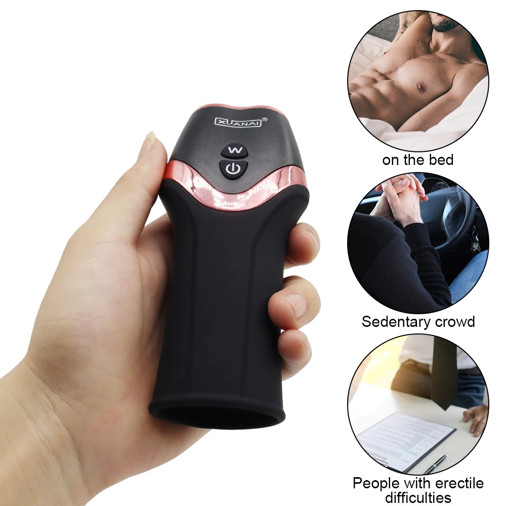 Male Masturbator for Delay Ejaculation / Adult Penis Stimulate Massager / Automatic Oral Sex Toy - EVE's SECRETS