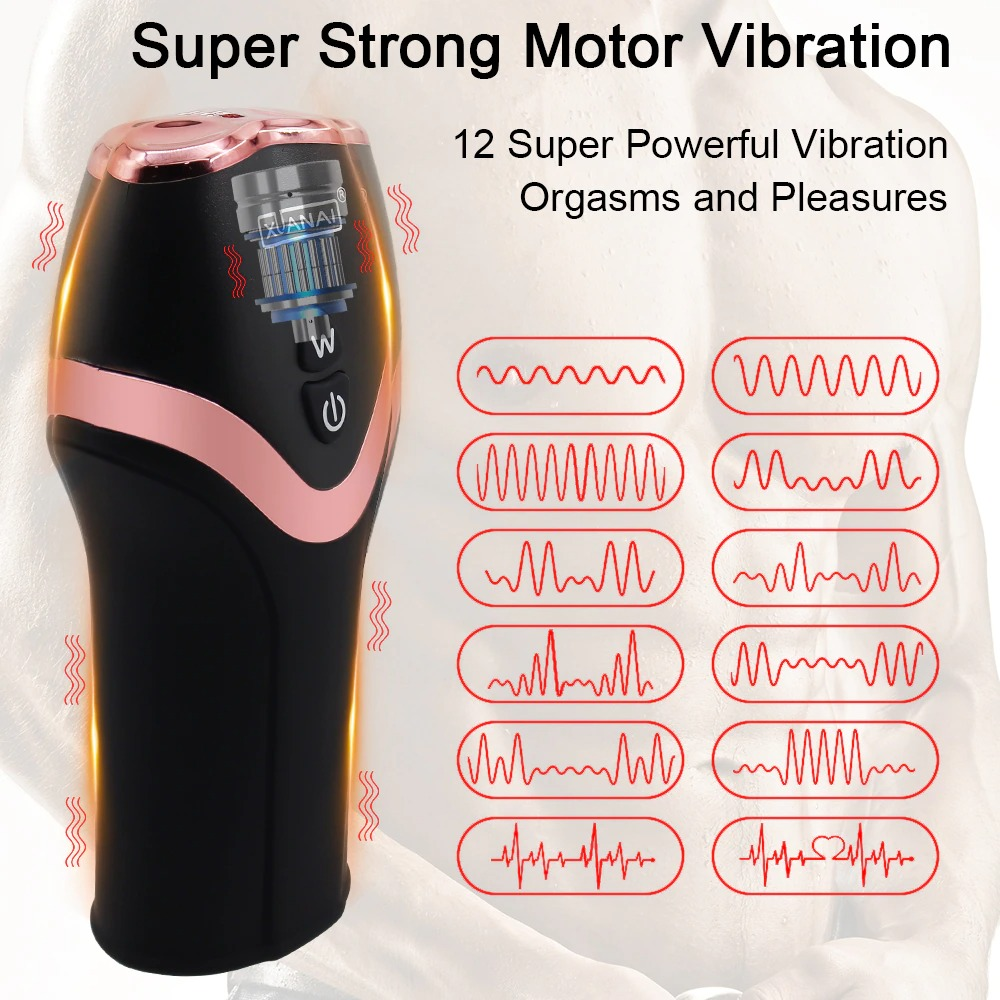 Male Masturbator for Delay Ejaculation / Adult Penis Stimulate Massager / Automatic Oral Sex Toy - EVE's SECRETS