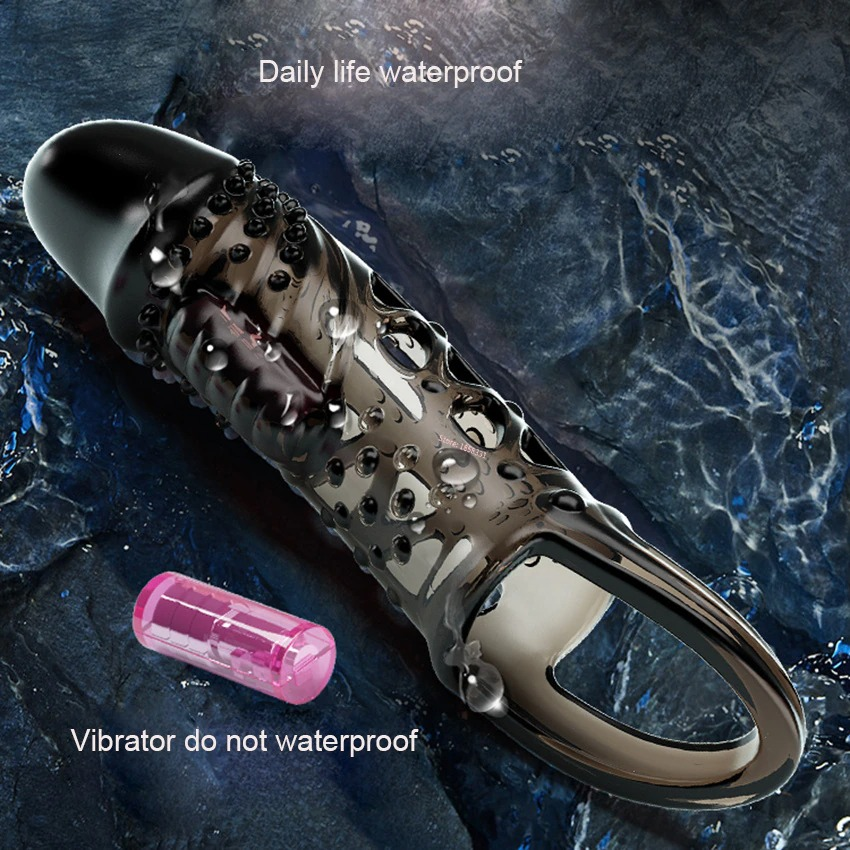 Male Masturbator Sex Toy / Cock Ring with Rabbit Clitoral Vibrator / Vibrator Penis - EVE's SECRETS