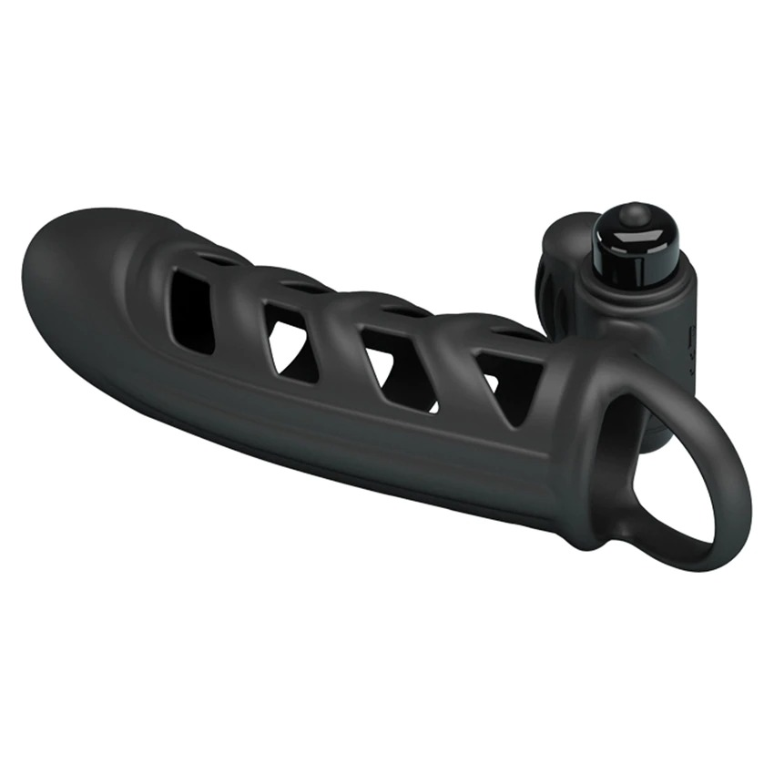 Male Masturbator Sex Toy / Cock Ring with Rabbit Clitoral Vibrator / Vibrator Penis - EVE's SECRETS