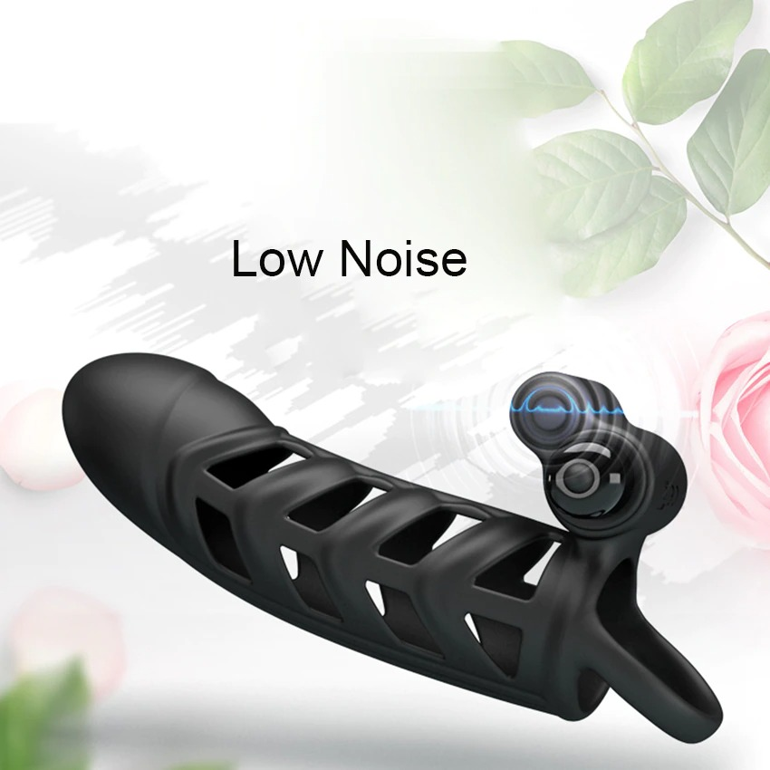 Male Masturbator Sex Toy / Cock Ring with Rabbit Clitoral Vibrator / Vibrator Penis - EVE's SECRETS