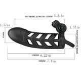 Male Masturbator Sex Toy / Cock Ring with Rabbit Clitoral Vibrator / Vibrator Penis - EVE's SECRETS