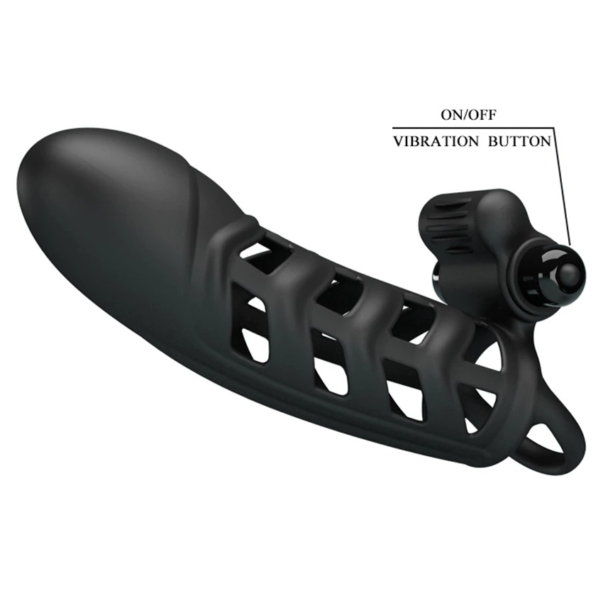 Male Masturbator Sex Toy / Cock Ring with Rabbit Clitoral Vibrator / Vibrator Penis - EVE's SECRETS