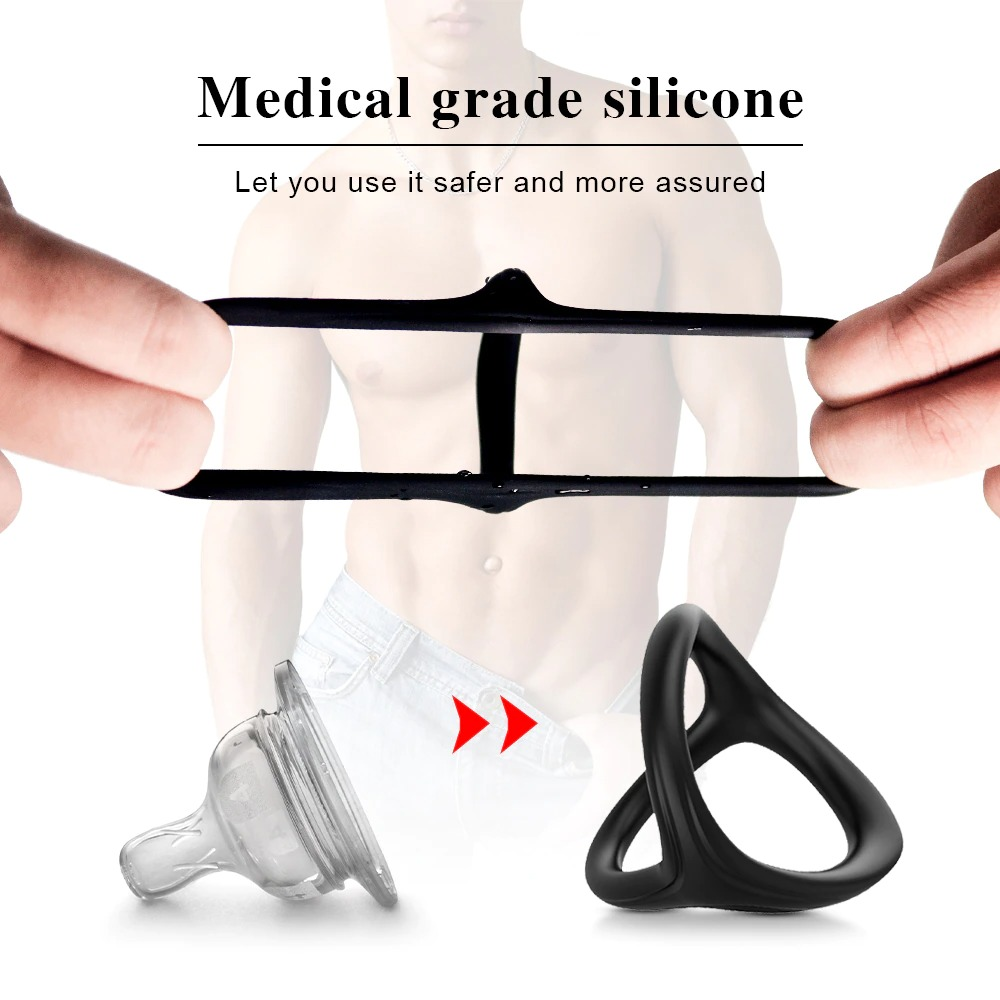 Male Penis Cock Ring Sex Toy / Adult Masturbator Delay Ring for Men - EVE's SECRETS