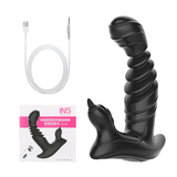 Male Prostate Massage Vibrator / Automatic Telescopic Butt Plugs with Remote Control - EVE's SECRETS
