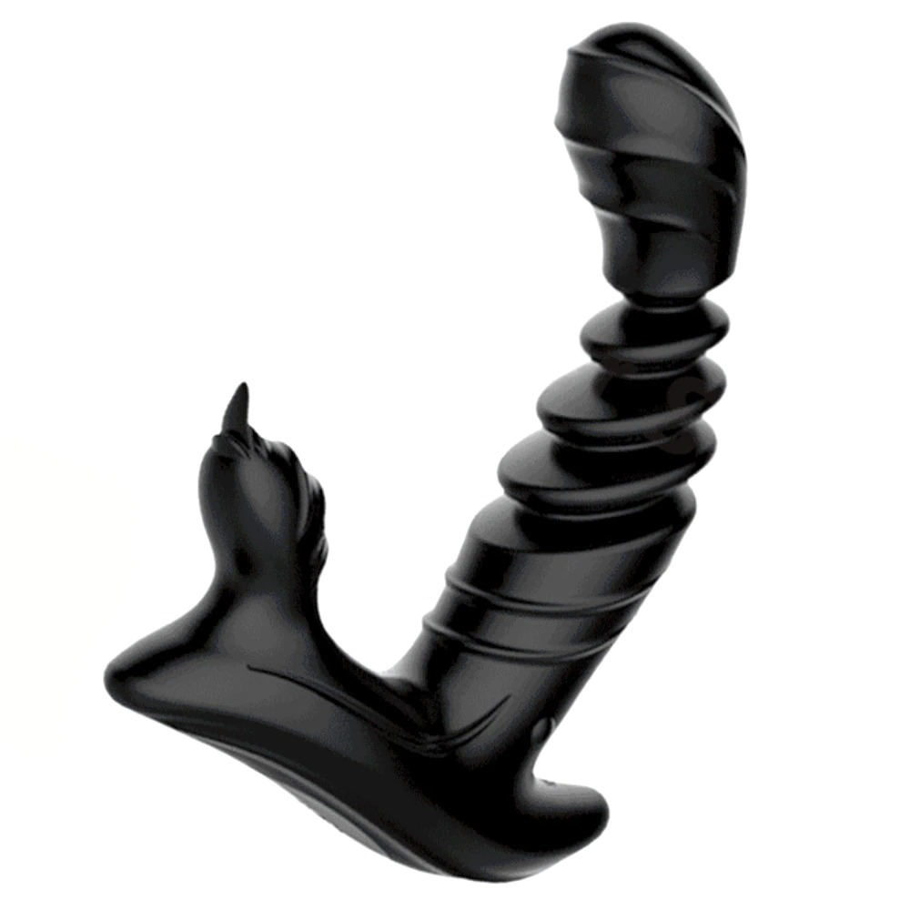 Male Prostate Massage Vibrator / Automatic Telescopic Butt Plugs with Remote Control - EVE's SECRETS