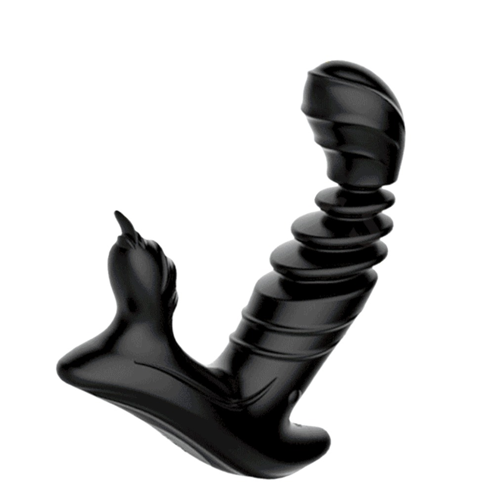Male Prostate Massage Vibrator / Automatic Telescopic Butt Plugs with Remote Control - EVE's SECRETS