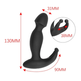 Male Prostate Massager-Vibrator / 10 Speed Black  Anal Stimulator / Silicone Sex Toys For Men - EVE's SECRETS