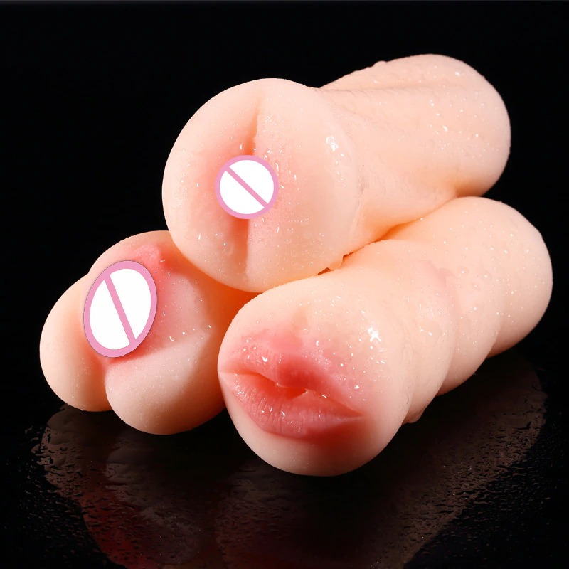 Male Realistic Elastic Masturbators / Artificial Mouth, Vagina and Butt - EVE's SECRETS