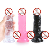 Male Realistic Jelly Dildo With Suction Cup / Artificial Dick for Masturbation / Women's Sex toys - EVE's SECRETS