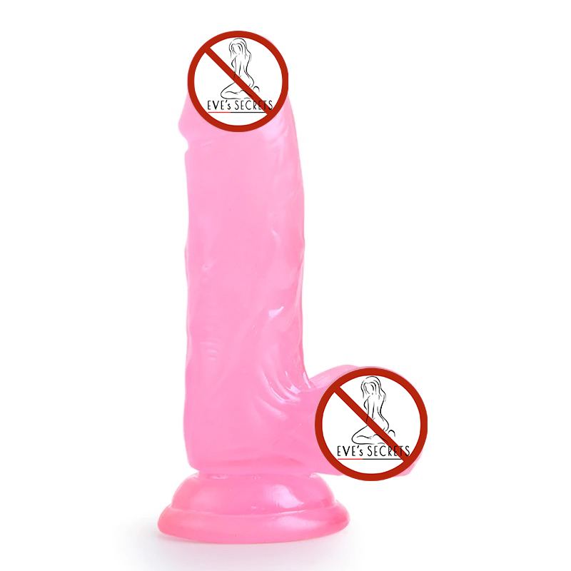 Male Realistic Jelly Dildo With Suction Cup / Artificial Dick for Masturbation / Women's Sex toys - EVE's SECRETS