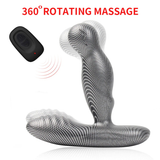 Male Rotating Vibrating Prostate Massager / Heating Butt Plug with Remote Control - EVE's SECRETS