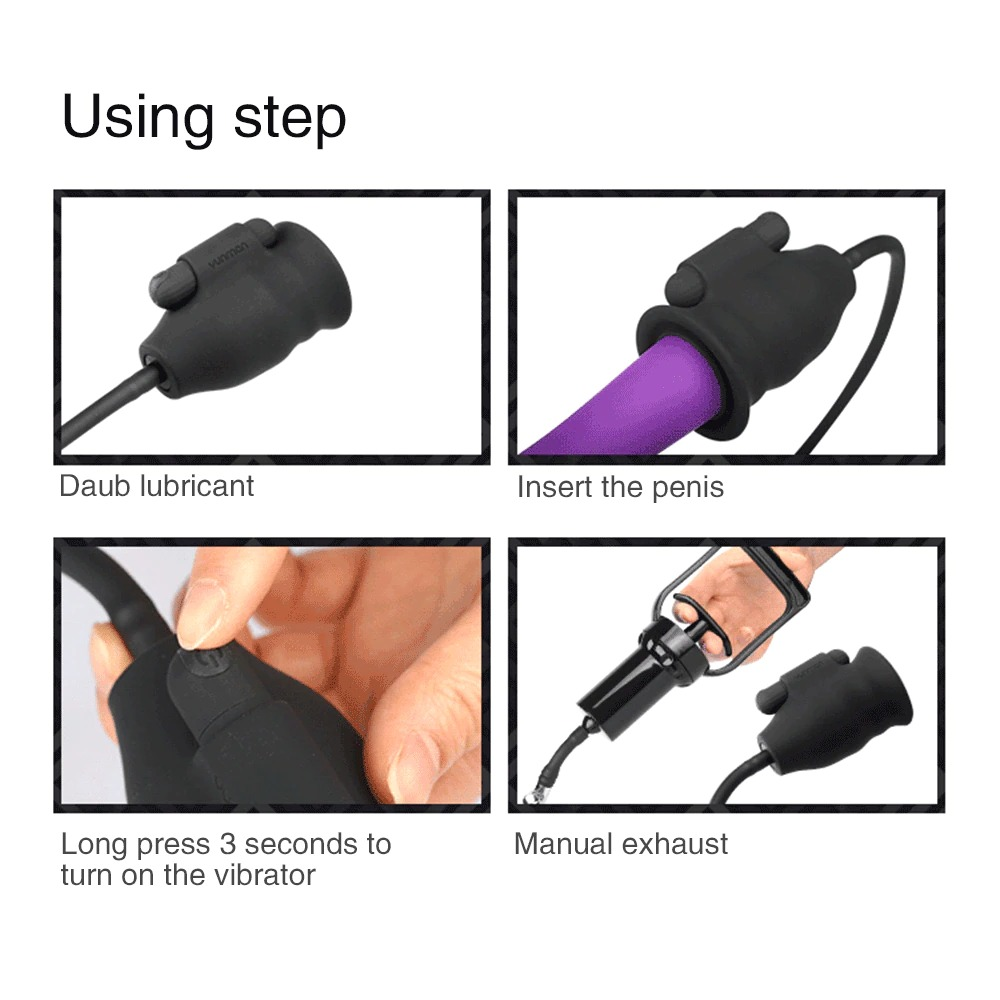 Male Sex Toy Masturbator / Adult Penis Pump for Lasting Erection - EVE's SECRETS