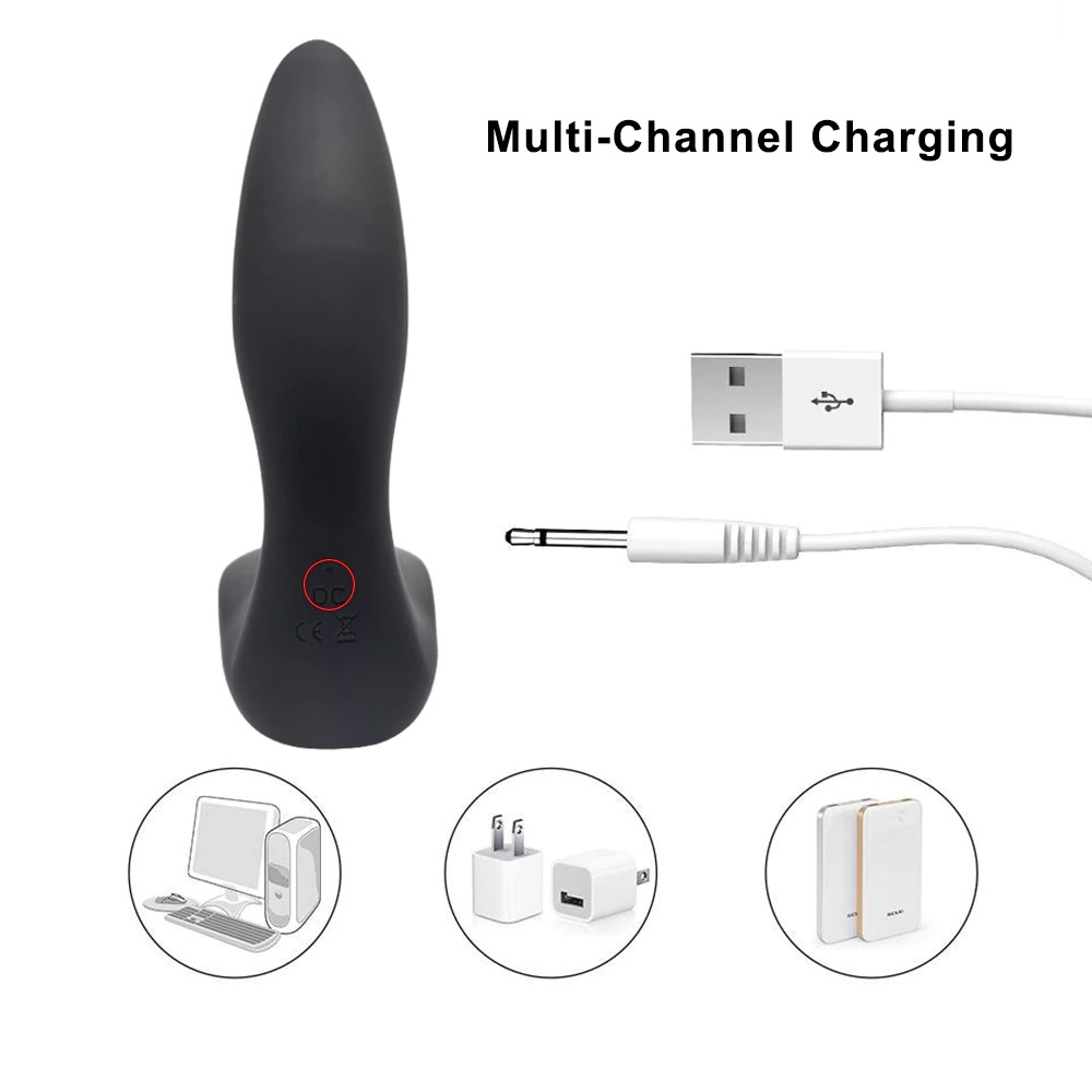 Male Silicone Anal Vibrator / Adult Prostate Massager / Butt Plug Anal Toy - EVE's SECRETS