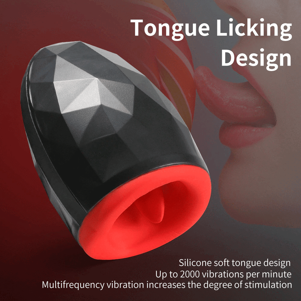 Male Silicone Masturbator Cup / Blowjob Vibrator for Men Masturbation - EVE's SECRETS
