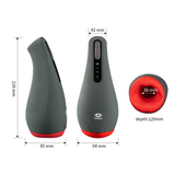 Male Silicone Masturbator Vibrator / Automatic Heating and Sucking Blowjob Machine - EVE's SECRETS