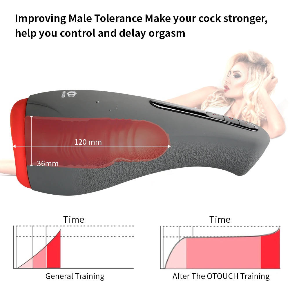 Male Silicone Masturbator Vibrator / Automatic Heating and Sucking Blowjob Machine - EVE's SECRETS