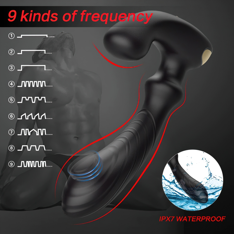 Male Thumping Prostate Massager / Anal Masturbator With Remote Control / Comfortable Sex Toy - EVE's SECRETS