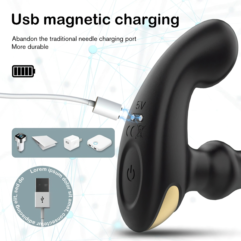 Male Thumping Prostate Massager / Anal Masturbator With Remote Control / Comfortable Sex Toy - EVE's SECRETS