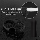 Male Vibrating Penis Ring / Cock Ring for Delayed Ejaculation / Adult Sex Toys For Men - EVE's SECRETS