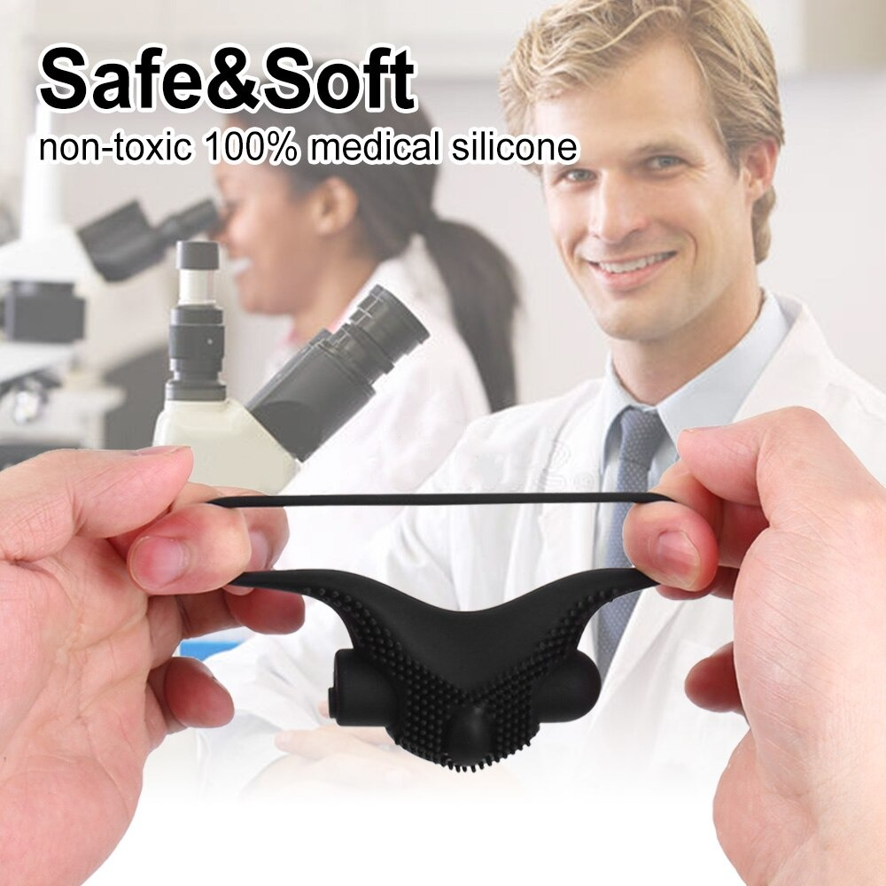 Male Vibrating Penis Ring / Cock Ring for Delayed Ejaculation / Adult Sex Toys For Men - EVE's SECRETS