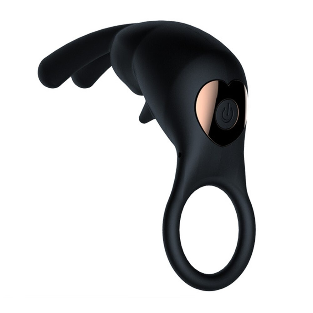 Male Vibrator Penis Cock Ring / Ring Rabbit Mastubator with 10 Frequenc / Stimulator Sex Toy - EVE's SECRETS
