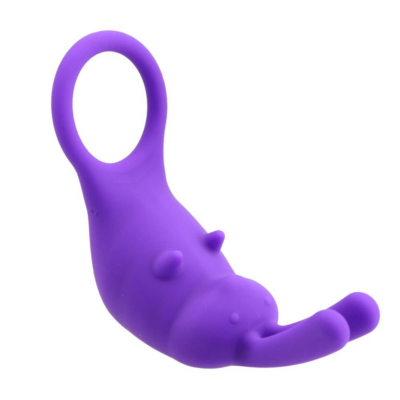 Male 10-Speed Vibrating Rabbit Cock Ring with Clit Stimulation Option / Sex Toys for Couples - EVE's SECRETS