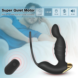 Male Vibrator Prostate Massager / Silicone Anal Plug with Ring / Men Sex Toy Prostate Stimulator - EVE's SECRETS