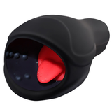 Männlicher Vibrator mit 6 Modi Zunge lecken / Sexspielzeug für Erwachsene Peniskopfstimulator