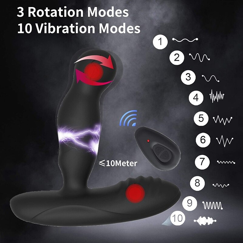 Male Wireless Prostate Massager /Anal Plug / Sex Toys For Men with Remote Control - EVE's SECRETS