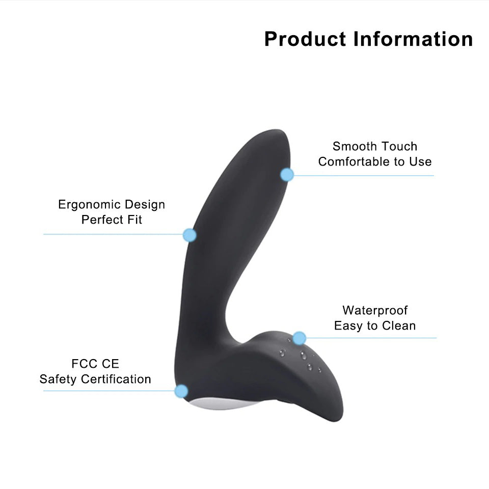 Massager vibrator for Men and Women / Waterproof Anal Butt Plug Masturbator / Prostate Stimulator - EVE's SECRETS