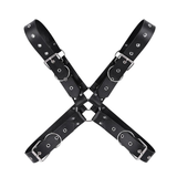 Men Body Chest Harness Bondage / Faux Leather Shoulder Half Harness for Men - EVE's SECRETS