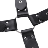 Men Body Chest Harness Bondage / Faux Leather Shoulder Half Harness for Men - EVE's SECRETS